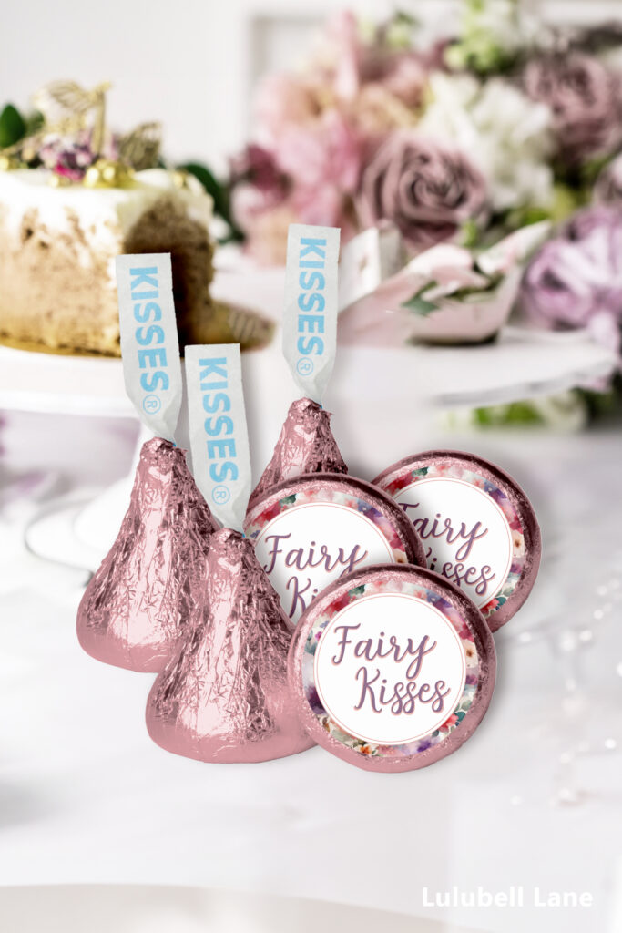Fairy Kisses Custom Hershey's Chocolate Favors